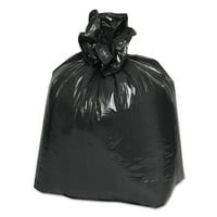 Класически 2-слойни торби за боклук с ниска плътност, 16гал, 0. Мил, 32, Черен, 500 Кашон