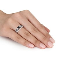 Томография на миабела. Черно-бели диамантени сватбени и годежни пръстени в Стерлингово Сребро