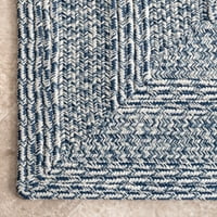 нулум Роуан сплетена текстура закрит открит килим площ, 2 '6 8', синьо