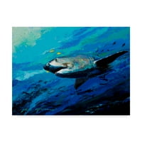 Изобразително изкуство 'могъщата бича акула' платно изкуство от Джейс Д. Мактиър