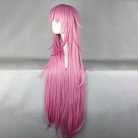 Уникални изгодни човешки перуки за жени с перука шапка 43 розови Дълги Перуки