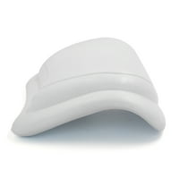 Бяла водоустойчива домашна спа възглавница за вана за опора за врата на гърба