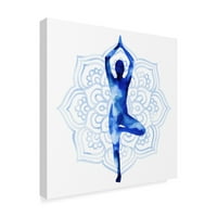 Изобразително изкуство 'йога поток трети' платно изкуство от Грейс Поп