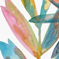 Шедьовър Художествена галерия дъга желание култура Цветна ботаническа от Ерин Лин Канвас Арт Принт
