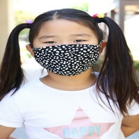 Риах Мода Далматински за многократна употреба маска за лице за деца