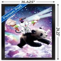 Джеймс Букър-Лазер Рейв Пространство Котка Стена Плакат, 14.725 22.375