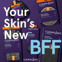 Почистващи ексфолиращи с Двойна текстура Подложки за лице за почистване на чувствителна кожа, пакет за стойност