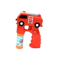 Чудо Игра Чудо Балон Пожарна Машина Балон Пистолет Със Звуци И Светлини-Червен