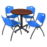 Риджънси Кобе кръгла маса за почивка със Стифиращи се столове