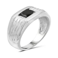 Бижутериклуб черни диамантени пръстени За Мъже-0. Оригинален черен диамантен пръстен за мъже-хипоалергичен