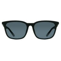 Пираня Ръш гумени завършени черни рамки слънчеви очила с димна леща