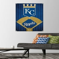 Канзас Сити Роялс-лого плакат за стена с щифтове, 22.375 34