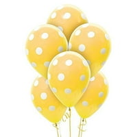 Рожден денекспрес парти консумативи-златни и бели точки късни балони