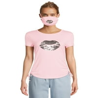 Тениска за юноши без граници с маска за лице