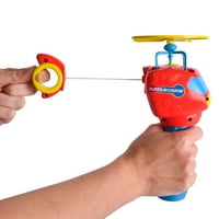 Играйте ден балон хеликоптер, стартиране на мехурчета в небето, включва 4 унция балон решение