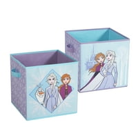 Дисни замразени светне синьо Полиестер съхранение кубчета, Комплект, за детски стая гардероб организатор