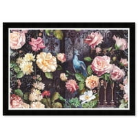 Уинууд студио отпечатва магическа атмосфера флорални и ботанически флорални Цветя Пано за стена платно Принт
