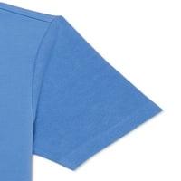 Уондър Нейшън Момчета Текстурирана Тениска С Къс Ръкав, Размери 4-18
