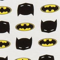 Комикси от Батман къс ръкав екипажа врата графични отпечатъци пижама комплект