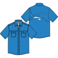 Мъжка риболовна риза с къс ръкав