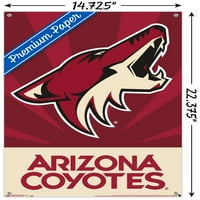 Аризона Койотс-лого плакат за стена с пуш щифтове, 14.725 22.375