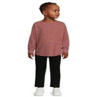 Детска детска тениска с дълъг ръкав, Размери 12м-5т