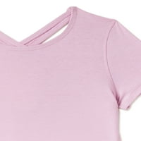 Авиа Момичета Тениска С Къс Ръкав, Размери 4-Хъски