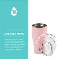 Антимикробна бутилка за вода от неръждаема стомана ФЛ Оз, Розово
