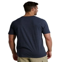 Мъжка тениска с къс ръкав джоб, размери ХС-4ХБ
