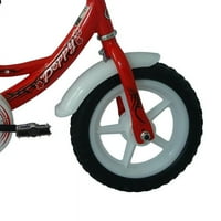 Устоутлет 12 БМ стоманена рамка Ева гума с запечатан лагер не спирачка детски велосипед-Червен