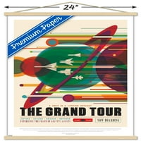 - Плакат за стена на Гранд Тур с магнитна рамка, 22.375 34