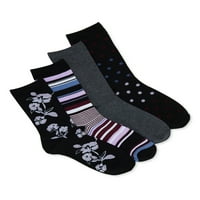 Дамски екипни Чорапи чудо, 4-пакет, размер 9-11