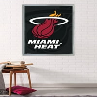 Маями Хийт-Плакат С Лого, 22.375 34