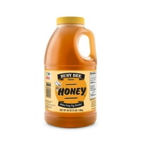 Зает пчелна Детелина изстисква мед, Оз пластмасова бутилка