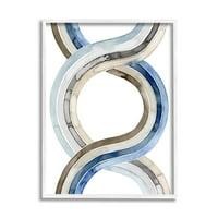 Ступел индустрии модерни двуизмерни Хели абстрактни акварел живопис, 20, дизайн от Грейс Поп