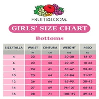 Плодове на тъкачния стан за момичета кратко Бельо, опаковка, размери 4-14