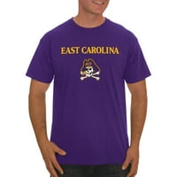 Ръсел НКАА Пирати Източна Каролина мъжки класически памучна тениска