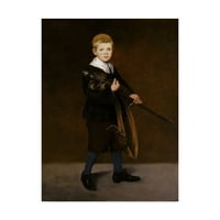 Изобразително изкуство 'момче с меч' от Едуар Мане